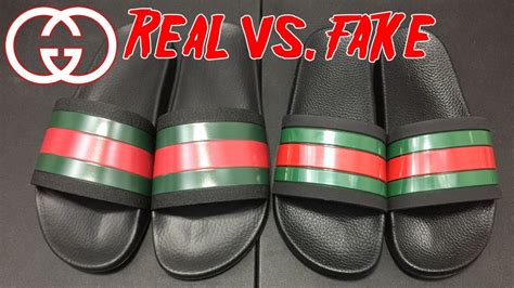 gucci slides cheap fake|the real gucci slides.